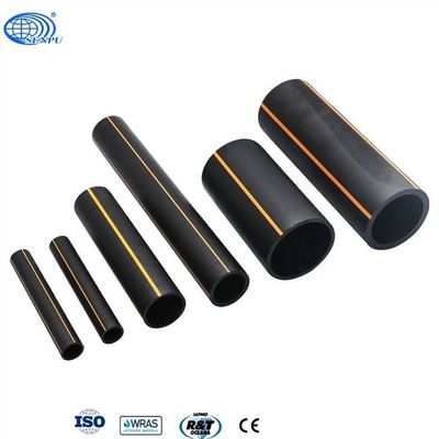 أسود ISO9001 HDPE أنابيب الغاز الطبيعي PE مع قطاع برتقالي