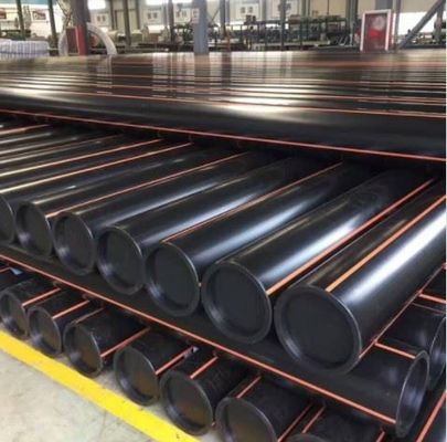 أنابيب الغاز الطبيعي ذات القطر الكبير PE HDPE PE100 SDR11 المضادة للأشعة فوق البنفسجية